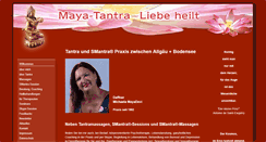 Desktop Screenshot of maya-tantra.de